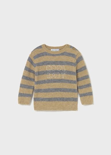MAYORAL TRUI GESTREEPT - BEIGE