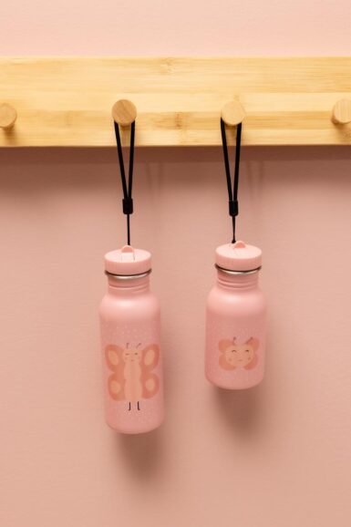 TRIXIE DRINKFLES 500 ML MRS BUTTERFLY - ROZE