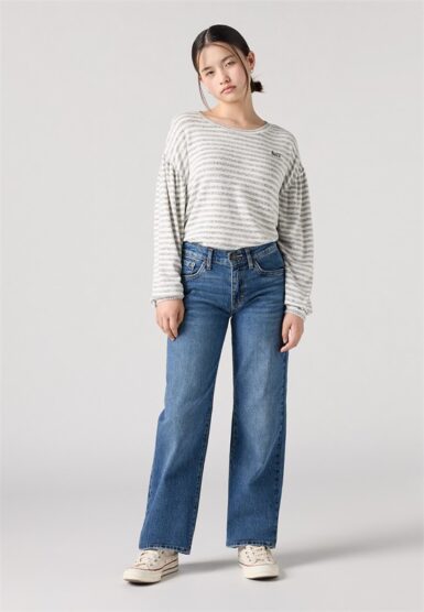 LEVIS WIDE LEG STRECH - BLAUW