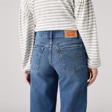 LEVIS WIDE LEG STRECH - BLAUW