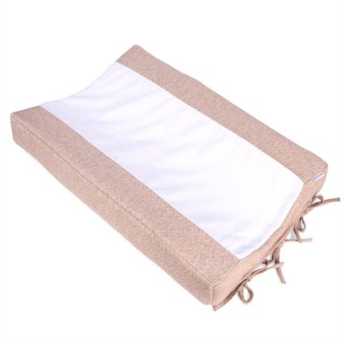POETREE CHEVRON LIGHT CAMEL CHANGING MAT COVER - BEIGE