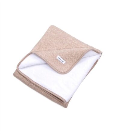 POETREE CHEVRON LIGHT CAMEL DEKEN WIEG 80X100 - BEIGE