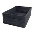 *QUAX MAND MATELASSE ZWART BADMEUBEL SMART 37X30X16 (UIT COLLECTIE)