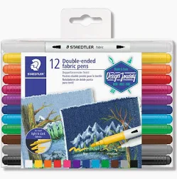 STAEDTLER DUBBELE TEXTIELSTIFTEN 12ST