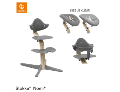 STOKKE NOMI CHAIR NATURAL ANTHRACITE - GRIJS