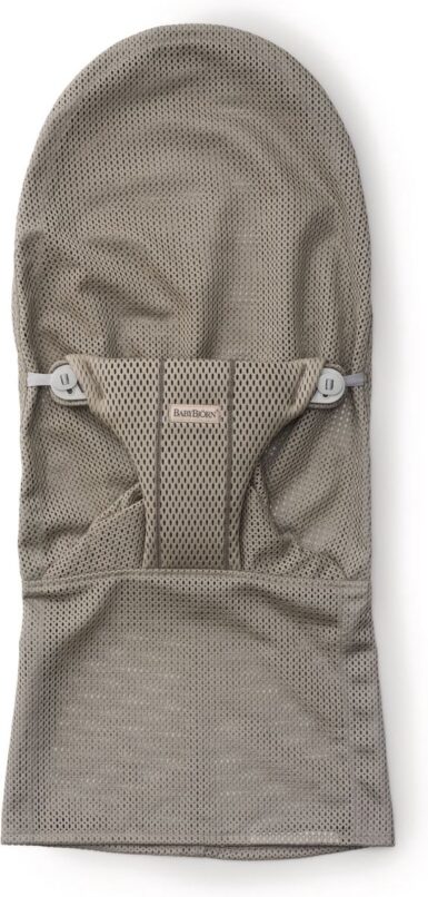 BABY BJORN STOFFEN ZITTING VOOR WIPSTOELTJE MESH GRIJS/BEIGE