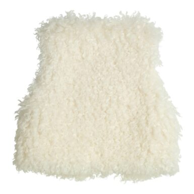 GYMP ALPACA GILET - ECRU