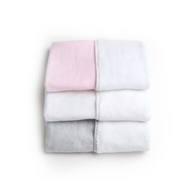 LIVING NATURE DEKEN DAVID LOSANGE/ FLEECE WIT