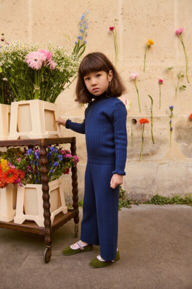 LOUISE MISHA BROEKJE SALIA MARINE - BLAUW