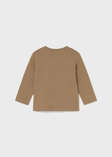 MAYORAL T-SHIRT MET SCHUUR - BRUIN
