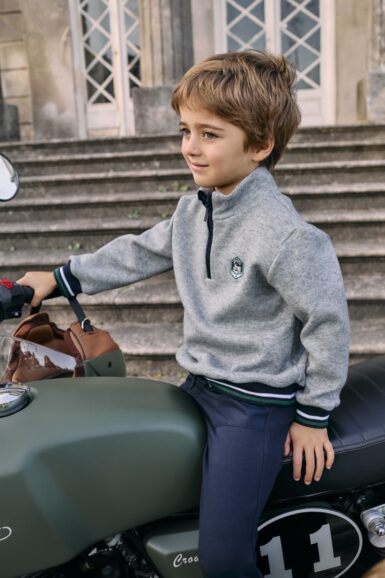 PATACHOU BROEK MARINE - BLAUW