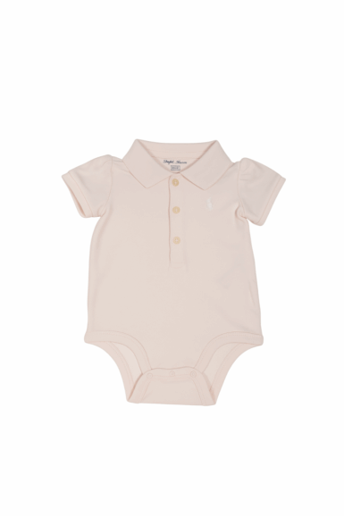 RALPH LAUREN POLO ROZE MET INTERLOCK