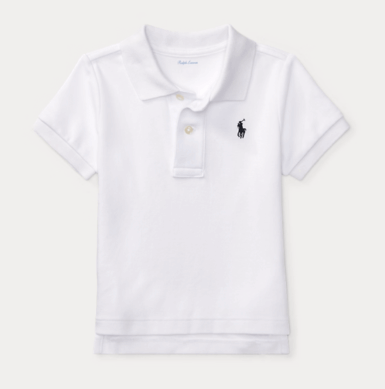 RALPH LAUREN POLO ZACHT KATOENEN WIT