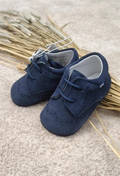 STABIFOOT PARKSCHOEN MAURICE NAVY SUEDE - BLAUW