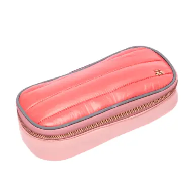 JEUNE PREMIER PENCIL BOX PUFFER PINK - ROZE