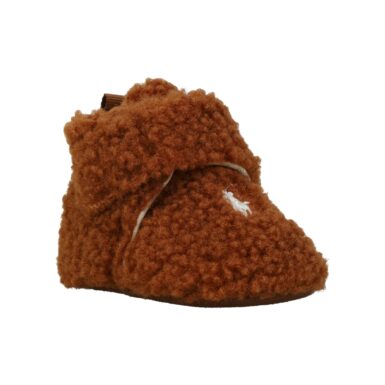 RALPH LAUREN PANTOFFELS FAUX FUR - BRUIN