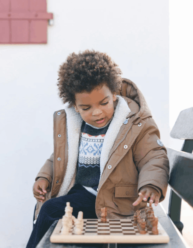 TARTINE ET CHOCOLAT PARKA + BODYWARMER ALPINE BROWN - BRUIN