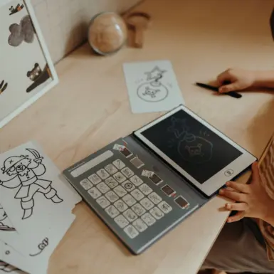 KIDYWOLF KIDYDRAW MINI TEKENBLOK OCEANEN EN PIRATEN - BLAUW
