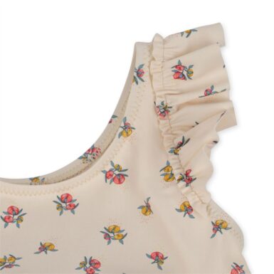 KONGES SLOJD BADPAK MET DRIJFSTUKKEN FLOWERS - BEIGE