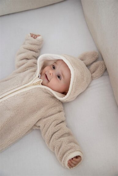 LIVING NATURE ONESIE TEDDY - BEIGE