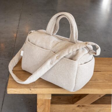 LIVING NATURE VERZORGINGSTAS AMANDINE COSY COLLECTIE - BEIGE