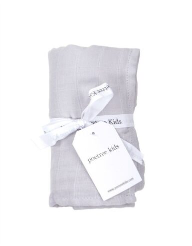 POETREE LIGHT GREY TETRA DOEKEN 120X120CM - GRIJS