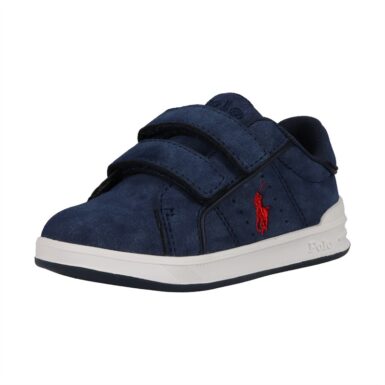RALPH LAUREN SNEAKERS T-NAVY SUPER SUEDE - BLAUW