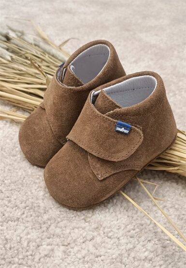 STABIFOOT PARKSCHOEN VELCRO VISON SUEDE - BEIGE