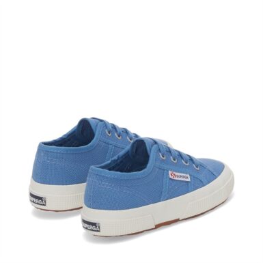 SUPERGA SNEAKER VETERS BLUE - BLAUW