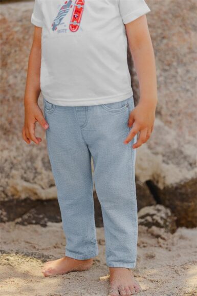 TARTINE ET CHOCOLAT JEANS LIGHT BLUE - BLAUW
