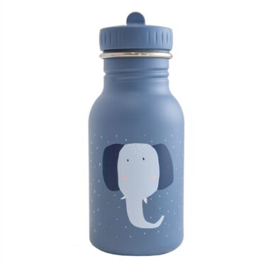 TRIXIE MRS ELEPHANT DRINKFLES 350ML - BLAUW