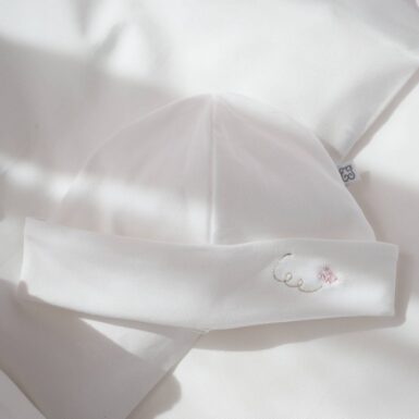 THEOPHILE & PATACHOU MUTS JERSEY VLINDER - WIT/ROZE