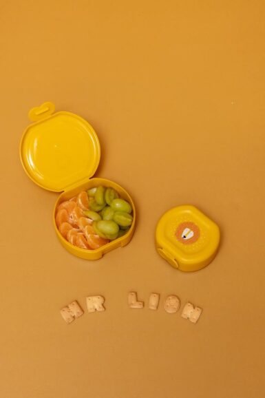 TRIXIE SNACKBOX MET CLIP 2 STUKS MR LION - GEEL