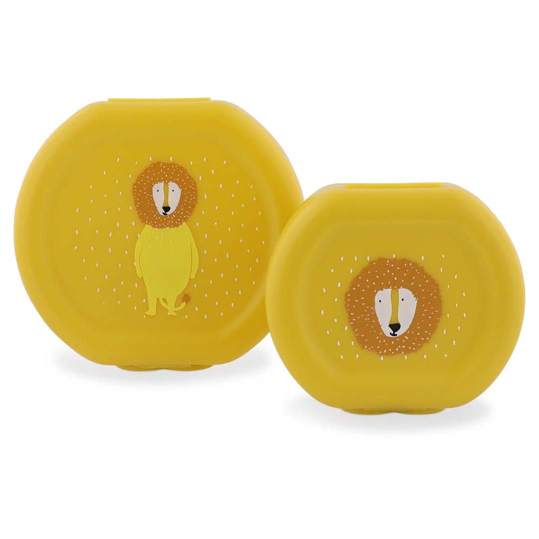 TRIXIE SNACKBOX MET CLIP 2 STUKS MR LION - GEEL