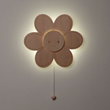 BABY'S ONLY WONDER WANDLAMP BLOEM - BRUIN