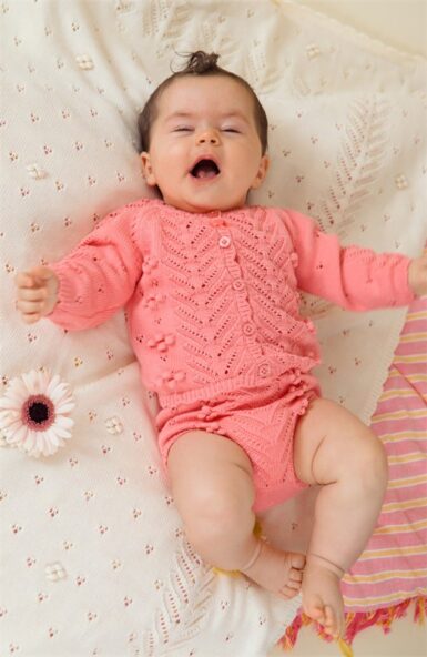 LOUISE MISHA CARDIGAN CHALLI PINK - ROZE