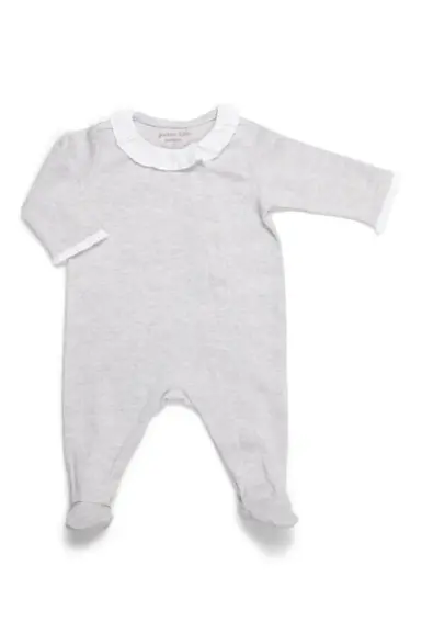 POETREE CHEVRON LIGHT GREY KRUIPPAKJE ROND KRAAGJE - GRIJS