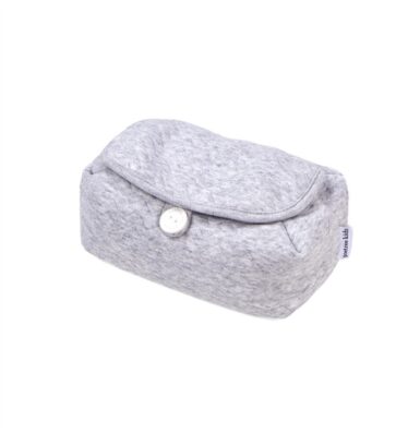 POETREE CHEVRON LIGHT GREY MELANGE HOES VOOR VOCHTIGE DOEKJES - GRIJS