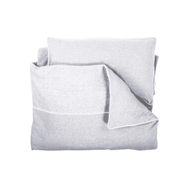POETREE CHEVRON LIGHT GREY MELANGE DONSOVERTREK BED - GRIJS