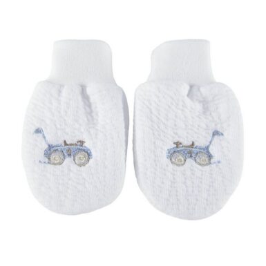 THEOPHILE& PATACHOU CAR KRABWANTJES GEWAFELD GEBORDUURD - WIT