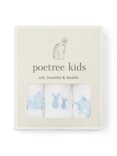 POETREE TETRADOEKEN SET VAN 3 BLUE DREAMS