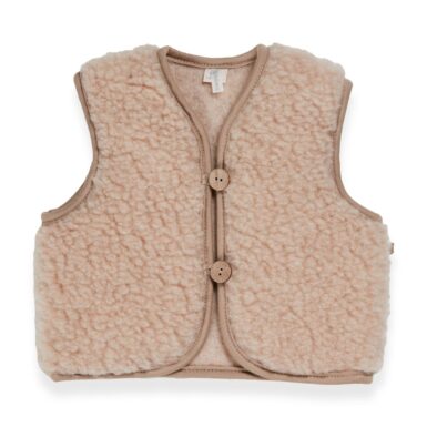 QUAX TEDDY VEST MINI MERINO 3-6 MAAND