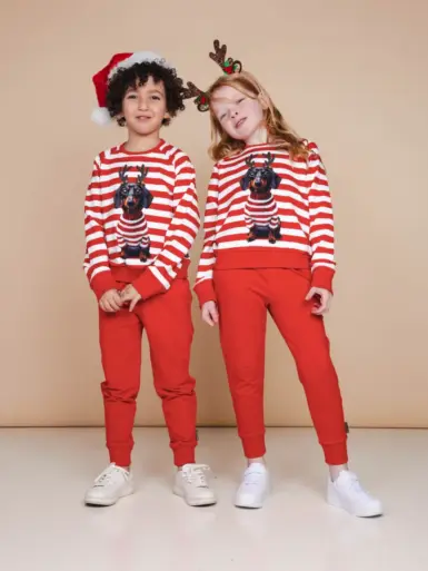 SNURK PIERRE XMAS SWEATER EN BROEK SET KIDS