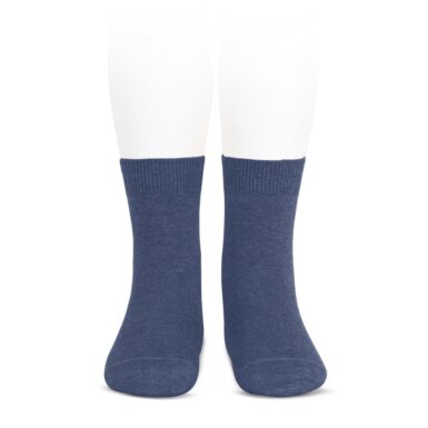 KORTE SOKKEN JEANSBLAUW