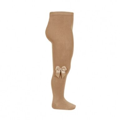 KOUSENBROEK MET STRIK CAMEL - BRUIN