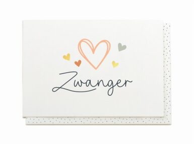 WENSKAART ZWANGER ENFANT TERRIBLE