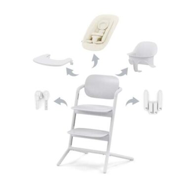CYBEX LEMO EETSTOEL 4 IN 1 WHITE