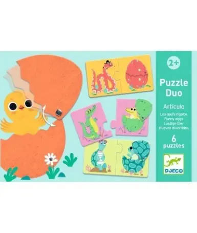 DJECO DUO PUZZEL ARTICULO GRAPPIGE EIEREN