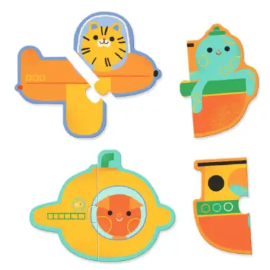 DJECO DUO PUZZEL VOERTUIGEN