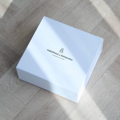 THEOPHILE EN PATACHOU CARROUSEL GESCHENKDOOS TETRADOEKEN - ECRU